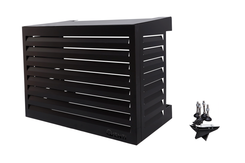Airco omkasting zwart - 100x75cm