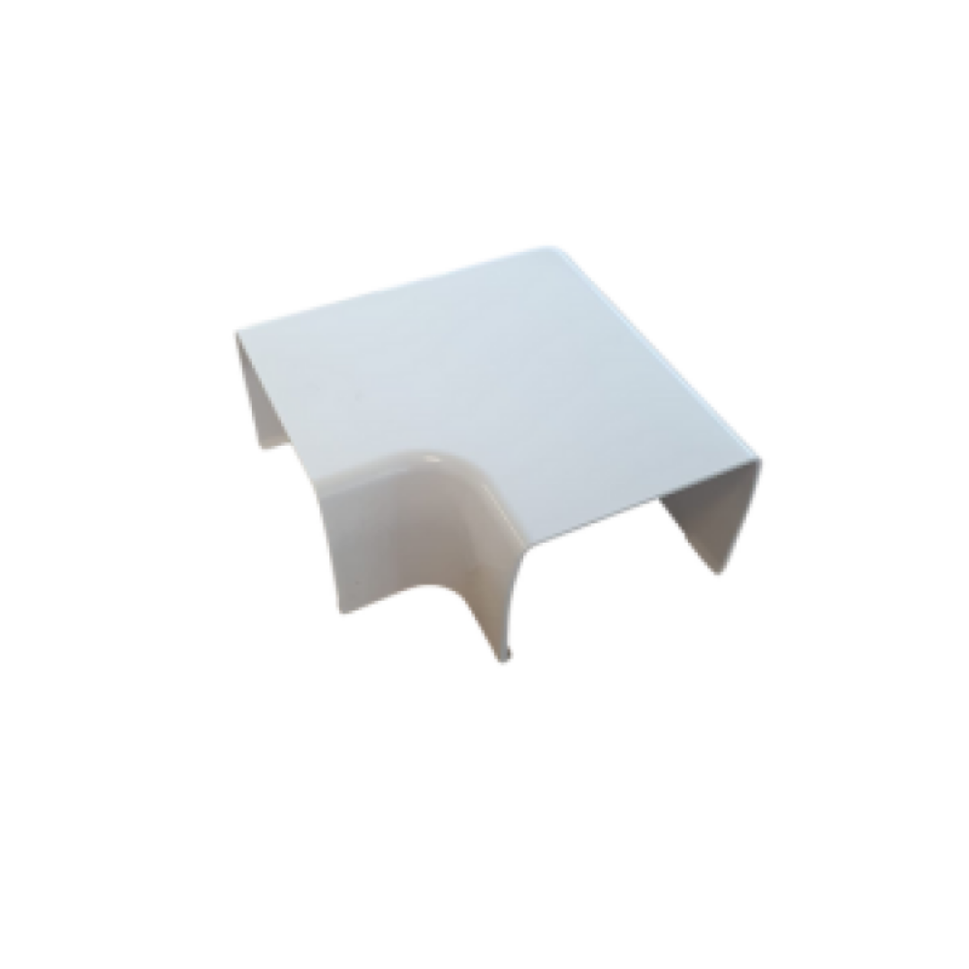 Platte bocht 80mm