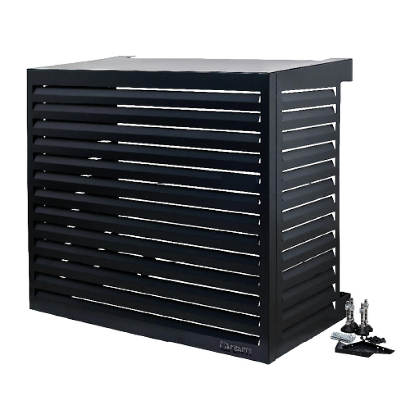Airco omkasting antraciet - 130x115cm