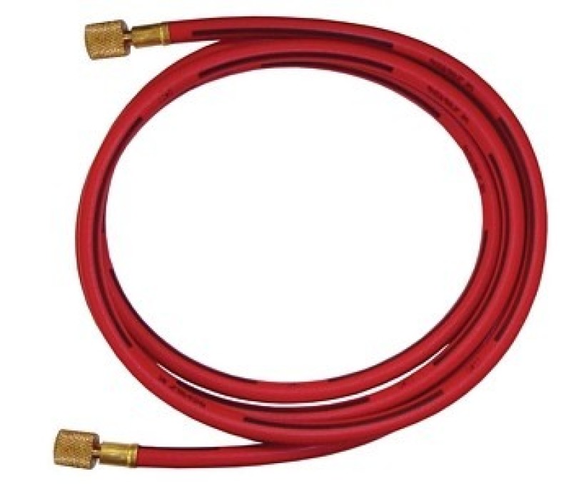 Serviceslang 1/4 SAE - 1/4 SAE binnen-binnen 500cm rood