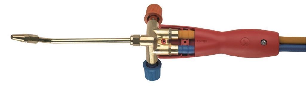 Zeer compacte set voor het autogeen lassen.
Wegwerpcilinders voor zuurstof en gas.
Branderset zit compact opgeborgen in een metalen beugel.
Het speciale TurboGas zorgt ervoor dat er een temepratuur wordt bereikt van 3050 C

De complete set wordt gele