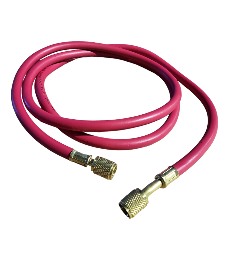 1/4 SAE - 1/4SAE binnen-binnen 600 cm rood