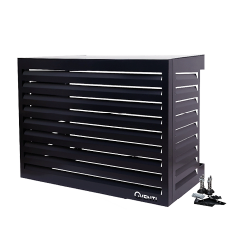 Qventi Airco omkasting antraciet - 115x85cm