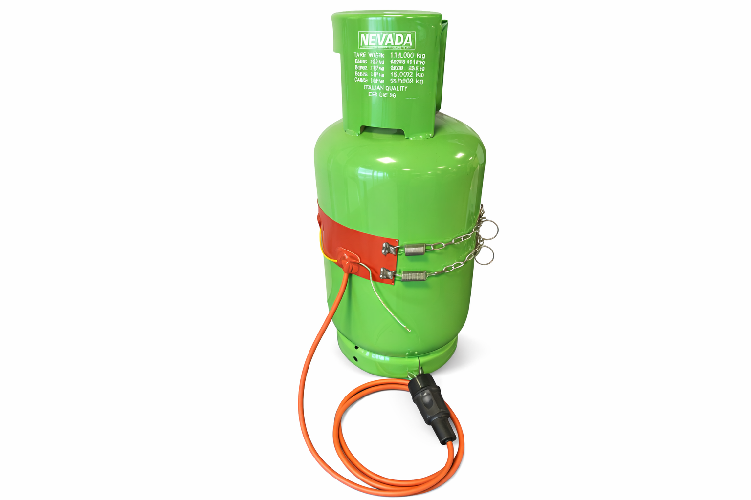 QP Verwarmingsband voor koudemiddelcilinders