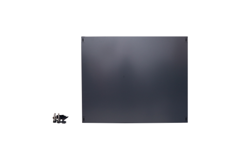 Warmtepomp cover achterplaat antraciet 125x125cm
