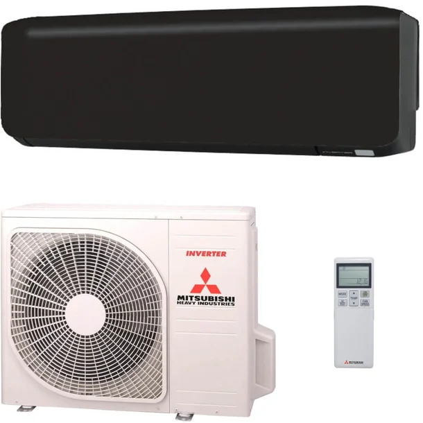 Mitsubishi SRC/SRK35RAL9005 wandunit 3,5kW (zwart)