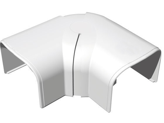 Verstelbare platte bocht 80mm