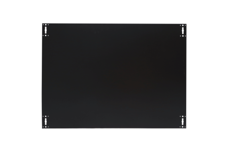 Airco cover achterplaat zwart - 100x75cm