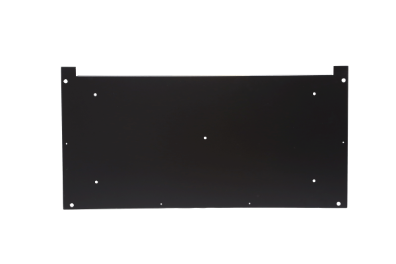 Airco cover bodemplaat zwart 100x50cm
