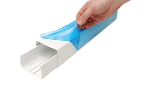 Kabelgoot wit 110 mm