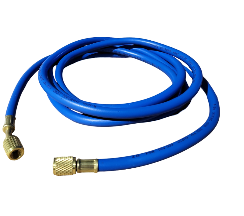 Serviceslang 1/4 SAE - 1/4 SAE binnen-binnen 300cm blauw