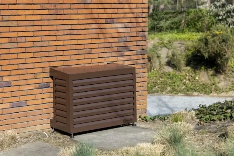 Airco omkasting bruin - 100x75cm