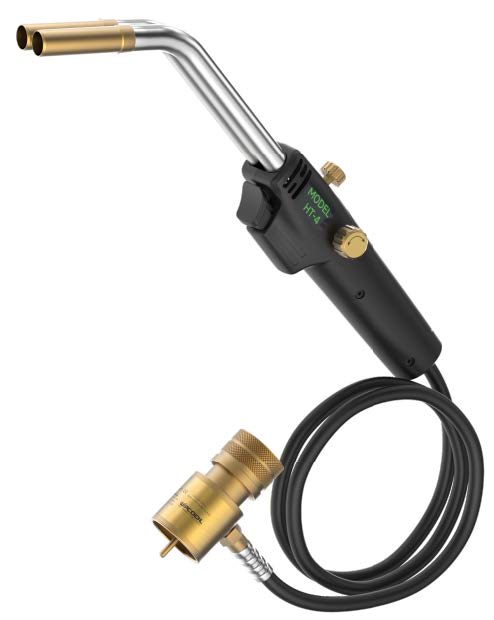Wipcool HT-4 zelfontstekende handbrander met dubbele branderkop