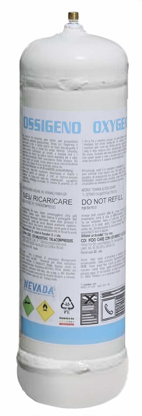 Zuurstof cilinder 110Bar