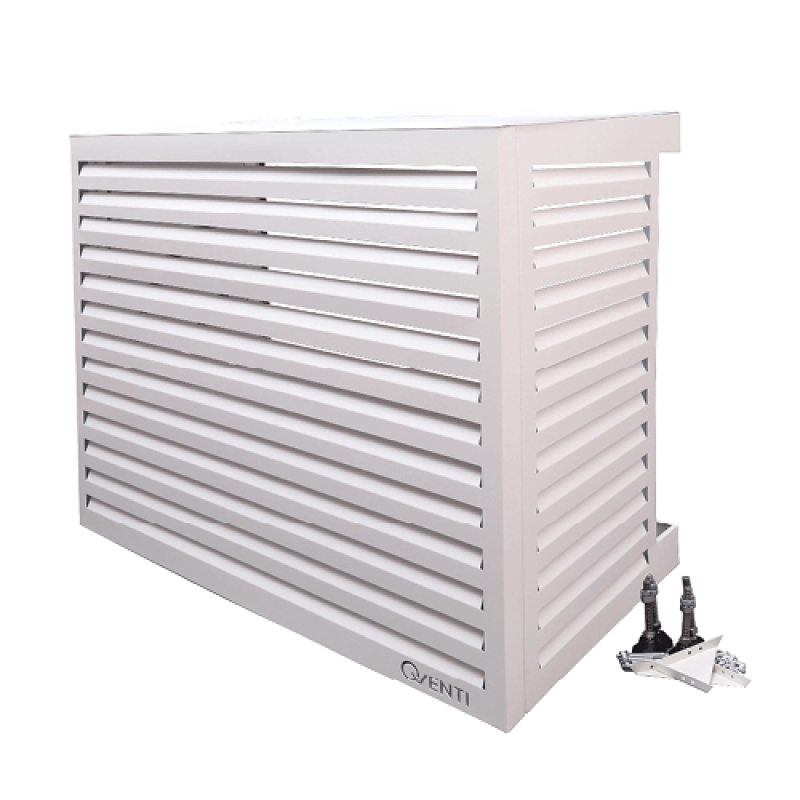 Airco omkasting wit - 130x115cm