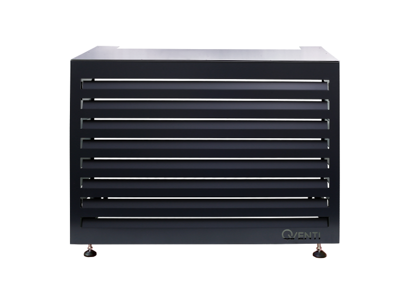 Airco omkasting antraciet - 100x75cm