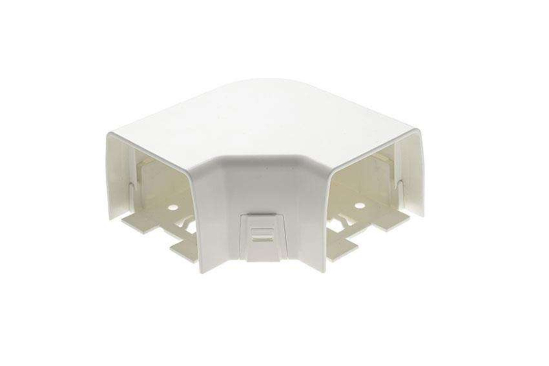 Platte bocht 90° 80mm
