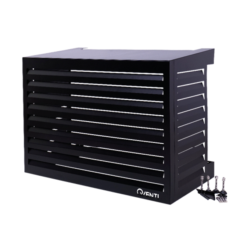 Airco omkasting zwart - 115x85cm