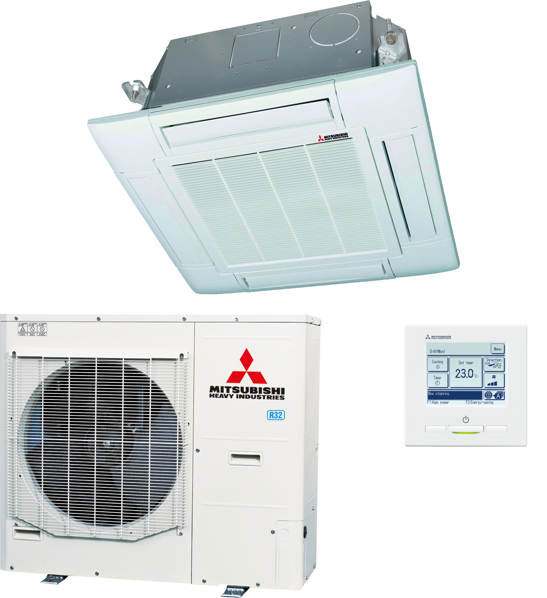 12,5 kW FDT cassette set - wit