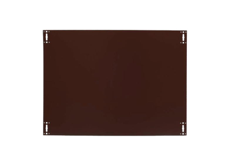 Airco cover achterplaat bruin - 100x75mm